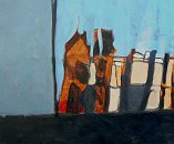 Voir derrière - 8F - huile sur toile